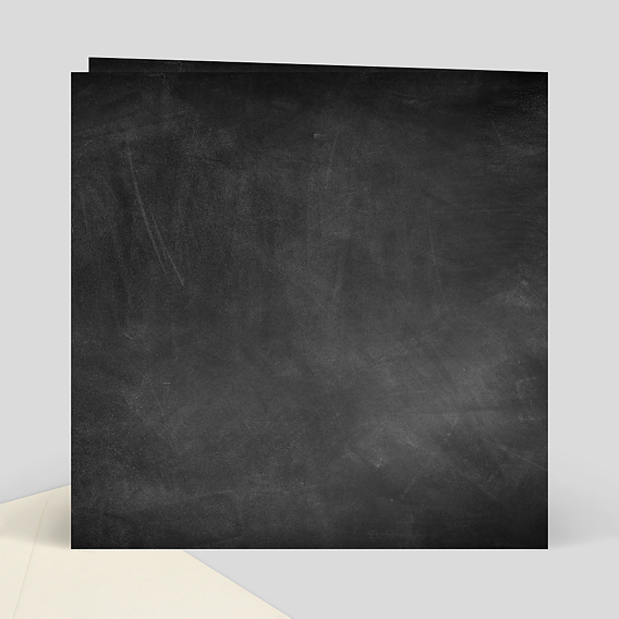 Carte fête des pères Ardoise & Coeurs Verso