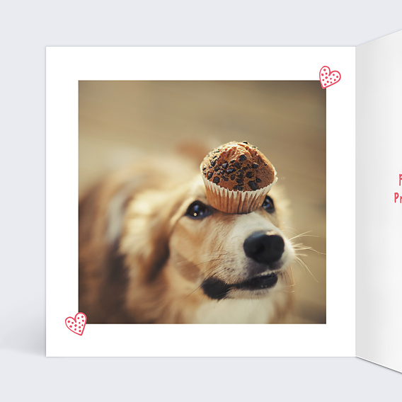 Carte fête des pères 1000 Bisous Intérieur Gauche