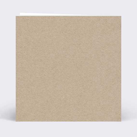 Carte fête des grands-mères Photomaton Kraft Verso