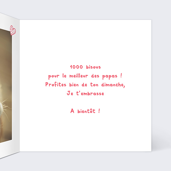 Fête des Pères  1000 Bisous