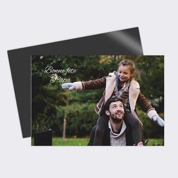Carte fête des pères Sobre