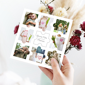 Carte virtuelle fête des mères Puzzle