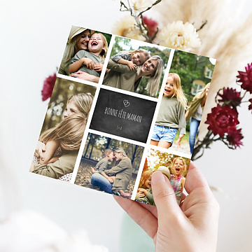 Carte virtuelle fête des mères Petits coeurs