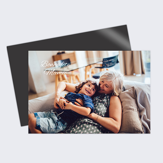 Carte fête des grands-mères Sobre et Joli