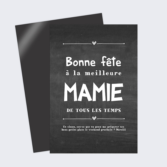 Carte fête des grands-mères Grand-mère