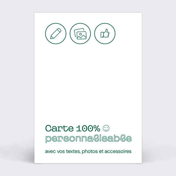 Carte fête des grands-mères 100% Personnalisable