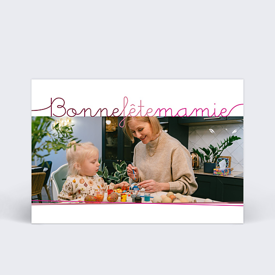 Fête des Grands-Mères Ecriture Manuscrite