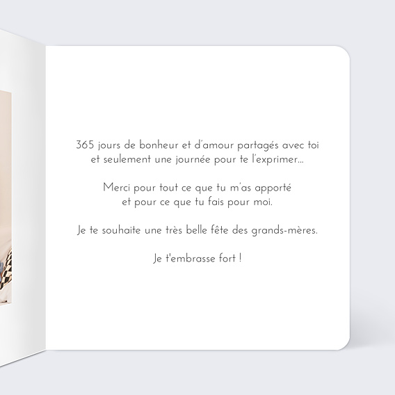 Fête des Grands-Mères Cœur travaillé