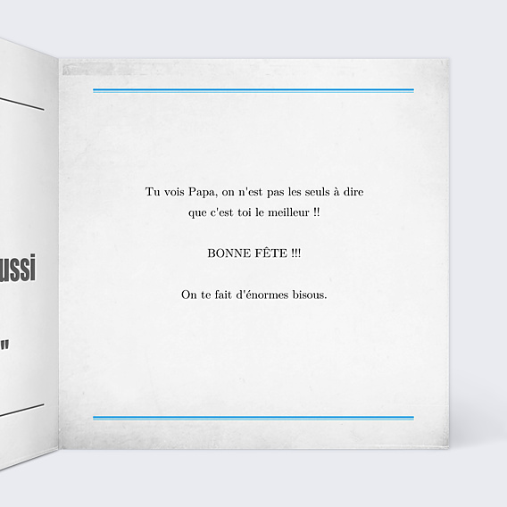 Fête des Pères Journal