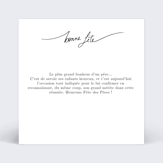 Fête des Pères  Typo Manuscrite