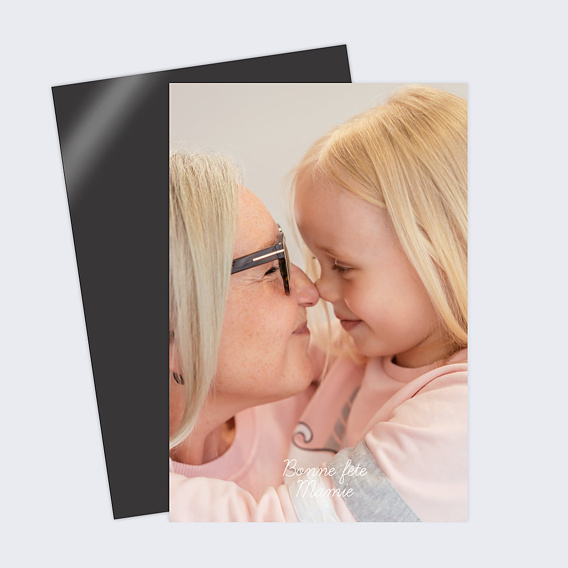 Carte fête des grands-mères Crayon