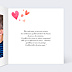 Carte fête des pères Envolée d'Amour Intérieur Droit