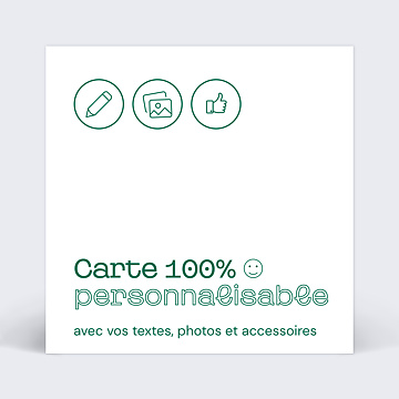 Carte félicitations naissance Modèle 100%Personnalisable