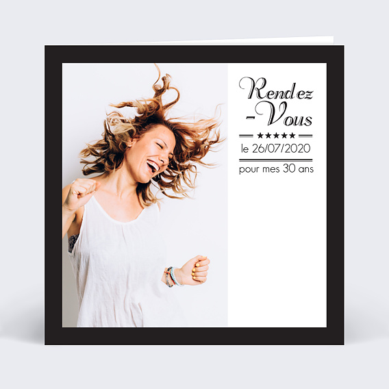 Invitation Anniversaire Adulte 5 Étoiles