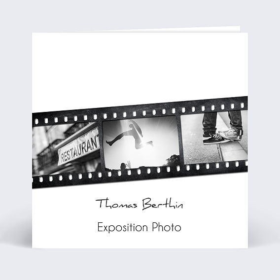 Invitation Professionnelle Carte photographe