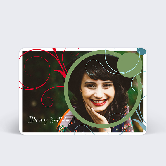 Invitation Anniversaire Adulte Spirale