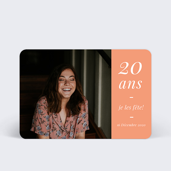 Invitation Anniversaire Adulte Anniversaire 20 Ans 
