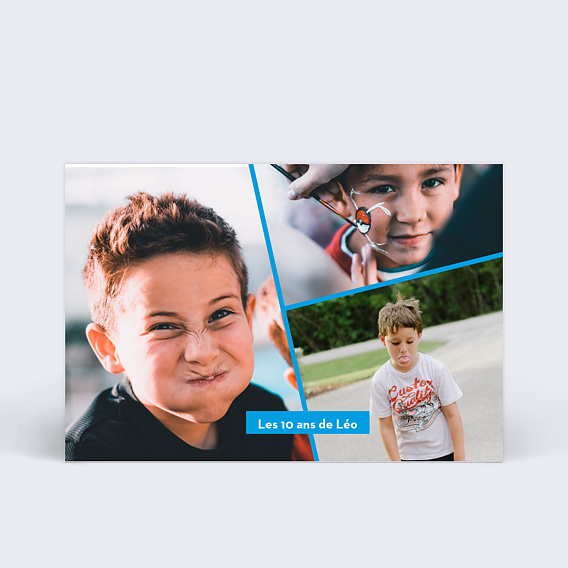 Invitation Anniversaire Enfant Invitation anniversaire 3 photos