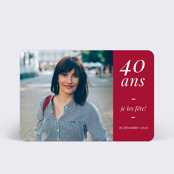 Invitation Anniversaire Adulte Anniversaire 40 Ans
