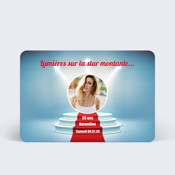 Invitation Anniversaire Adulte Cinéma