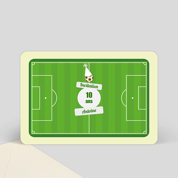 Invitation Anniversaire Foot Popcarte Invitation Anniversaire Foot Popcarte