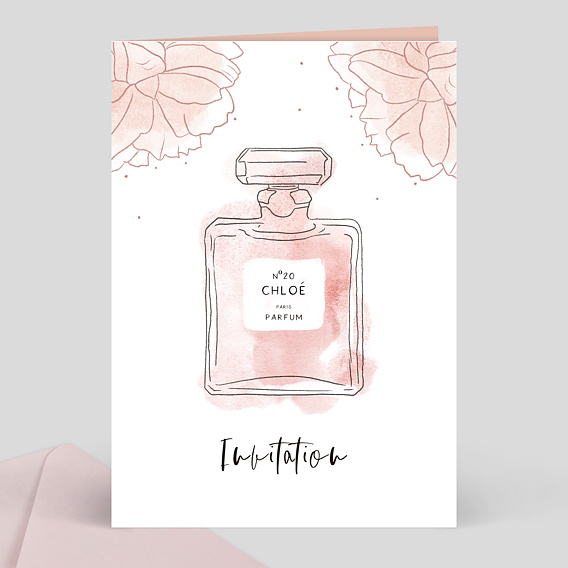 Invitation Anniversaire Parfum