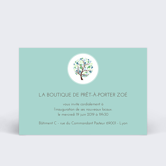 Invitation Professionnelle Inauguration Magasin