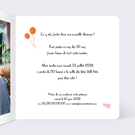 Invitation Toutes Occasions C'est la Fête
