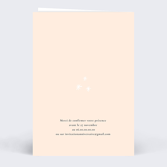 Invitation Anniversaire Adulte Cocktail