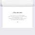 Carte d'invitation Sobre et Jolie Intérieur Droit
