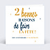 Invitation Toutes Occasions 2 en 1