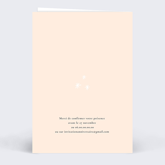 Invitation Anniversaire Adulte Cocktail