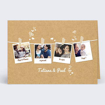 Carte Pacs Esquisse Boheme Popcarte