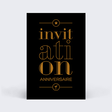 Invitation Anniversaire Virtuelle Années Folles