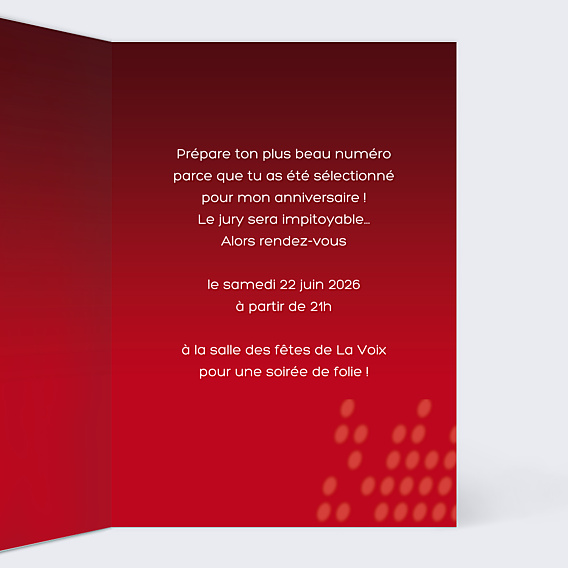 Invitation Anniversaire Enfant Je Vous Veux !