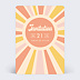 Invitation anniversaire Hippie