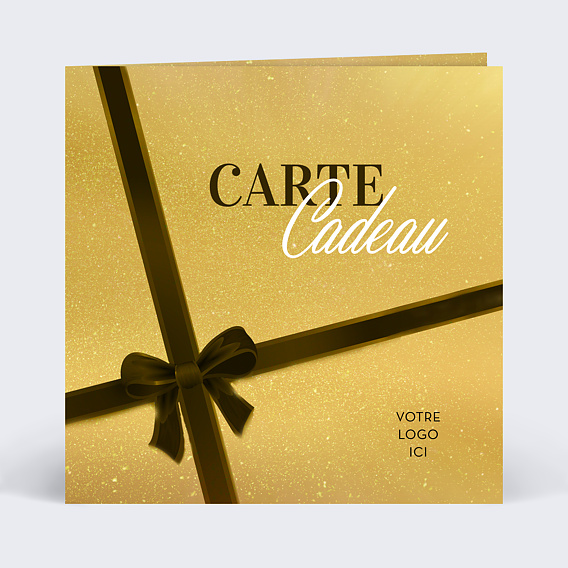 Carte cadeau Dorée Recto