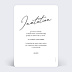 Invitation anniversaire Glamour Verso