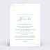 Invitation anniversaire Modèle original Verso