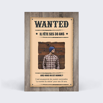 Invitation Anniversaire Virtuelle Wanted