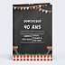 Invitation Anniversaire Adulte Pique-nique Champêtre