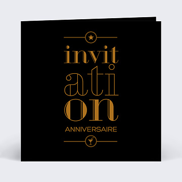 Invitation Anniversaire Virtuelle Années Folles