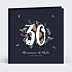 Invitation Anniversaire Adulte Grands chiffres fleurs