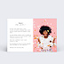 Invitation anniversaire Craie Rose Verso