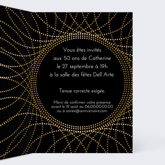 Invitation Toutes Occasions Rosace