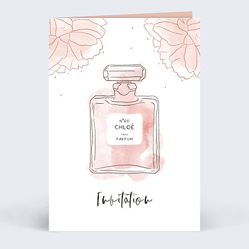 Invitation Anniversaire Adulte Parfum