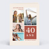 Invitation Anniversaire Adulte Classique Femme