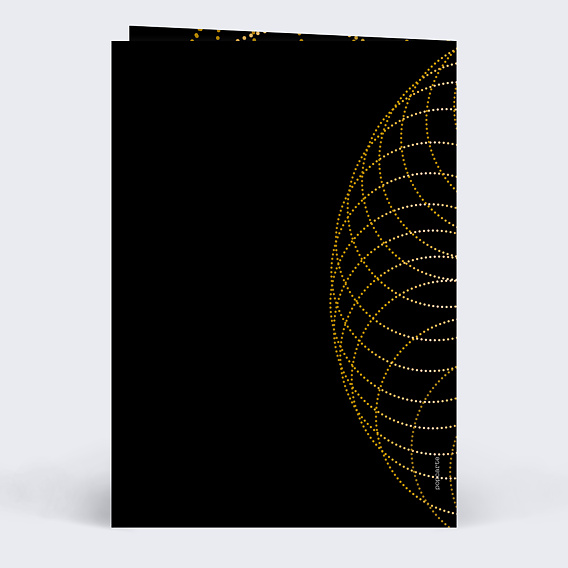 Carte d'invitation Rosace Verso