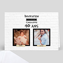 Invitation anniversaire adulte 4