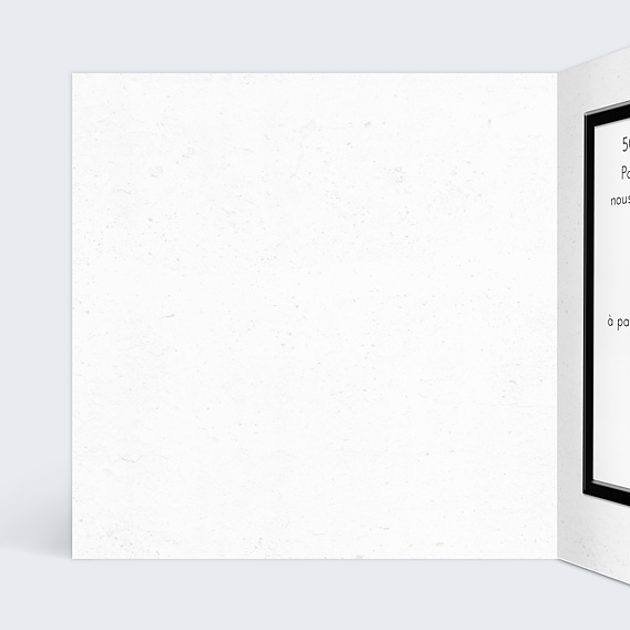 Invitation anniversaire Famille 4 Intérieur Gauche